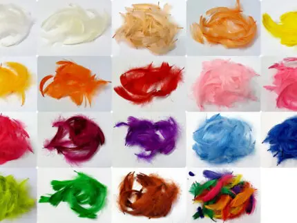 PIÓRKA DEKORACYJNE 150 SZTUK - 10 g