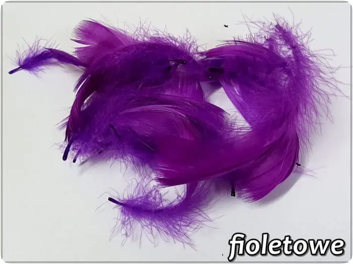 PIÓRKA DEKORACYJNE 150 SZTUK - 10 g