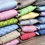 Lamówka BAWEŁNIANA w KRATKĘ 25mm