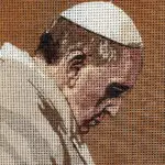 Kanwa z nadrukiem PAPIEŻ FRANCISZEK (3307)