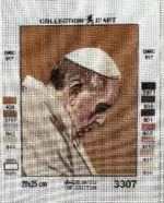 Kanwa z nadrukiem PAPIEŻ FRANCISZEK (3307)