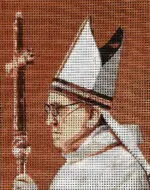 Kanwa z nadrukiem PAPIEŻ FRANCISZEK (3308)