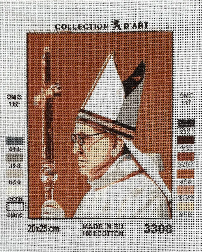 Kanwa z nadrukiem PAPIEŻ FRANCISZEK (3308)