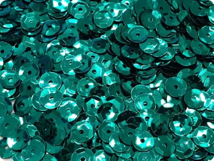 CEKINY 6 mm (19) SZMARAGDOWE