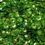 CEKINY 6 mm (24) JASNOZIELONE OPALIZUJĄCE