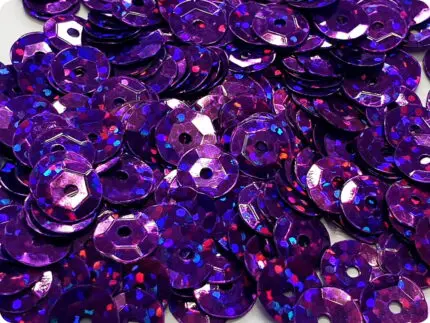 CEKINY 8 mm (39) PURPUROWE OPALIZUJĄCE