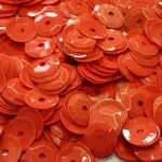 CEKINY 8 mm (41) CIEMNY POMARAŃCZ