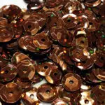 CEKINY 8 mm (43) BRĄZOWE OPALIZUJĄCE