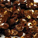 CEKINY 8 mm (44) BRĄZOWE