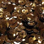 CEKINY 8 mm (45) CIEMNY BRĄZ