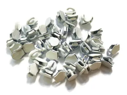 SUWAK WODZIK 3 mm bez PRZYWIESZKI - METALOWY BIAŁY