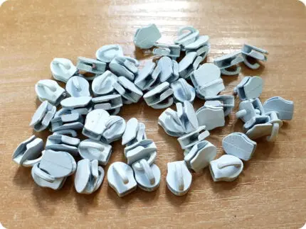 SUWAK WODZIK 3 mm bez PRZYWIESZKI - METALOWY BIAŁY