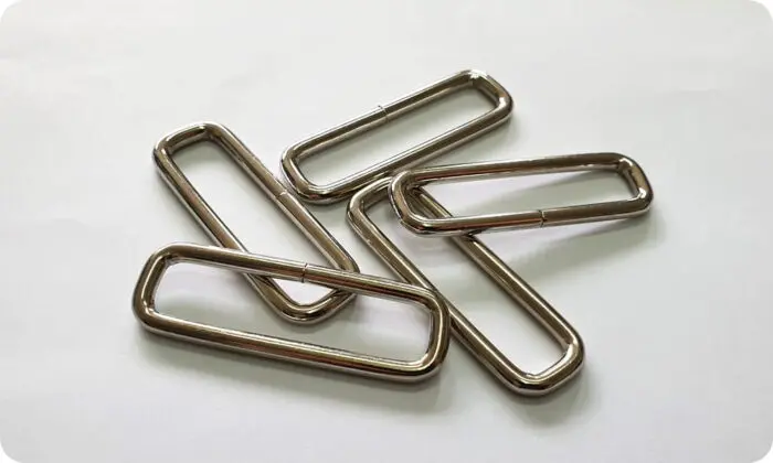 Ramki metalowe SREBRNE 50/10mm