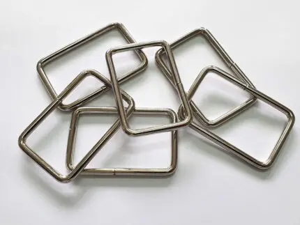 Ramki metalowe SREBRNE 50/30mm