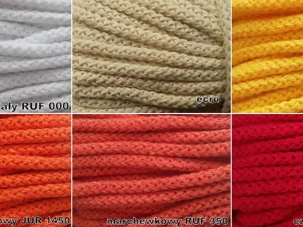 ZESTAW SZNURKÓW BAWEŁNIANYCH 3,5mm - po 1 metrze