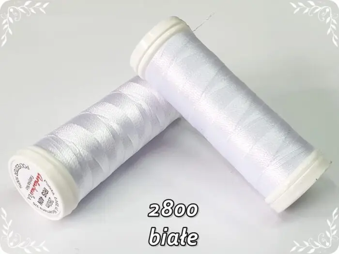 ZESTAW NICI IRIS 40N do HAFTU MASZYNOWEGO - 260 m  - 40 KOLORÓW