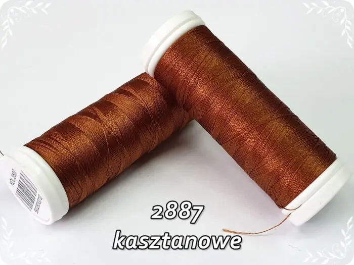 ZESTAW NICI IRIS 40N do HAFTU MASZYNOWEGO - 260 m  - 40 KOLORÓW