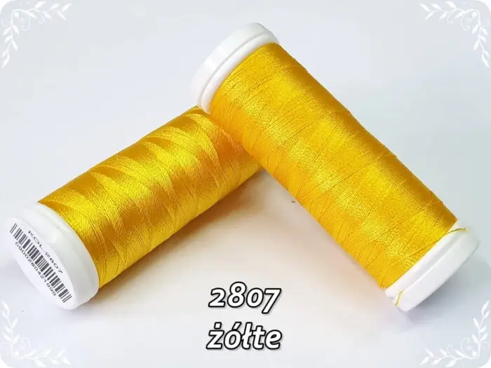 ZESTAW NICI IRIS 40N do HAFTU MASZYNOWEGO - 260 m  - 40 KOLORÓW