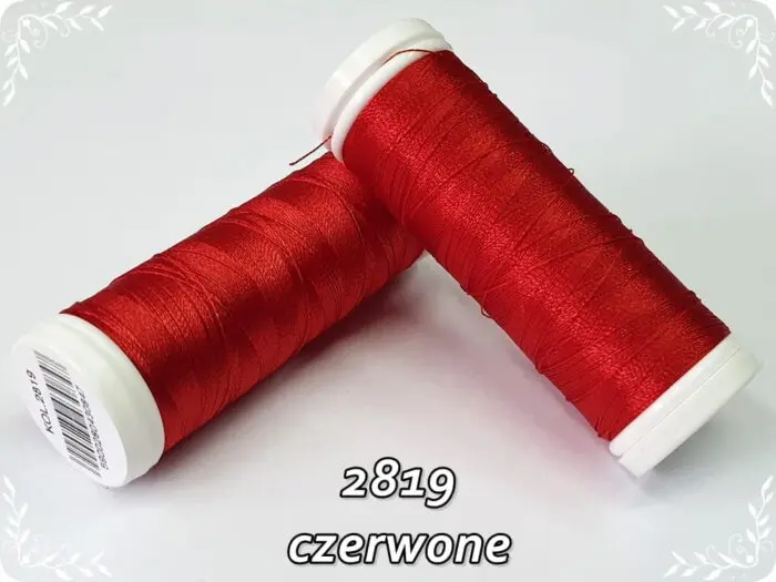 ZESTAW NICI IRIS 40N do HAFTU MASZYNOWEGO - 260 m  - 40 KOLORÓW