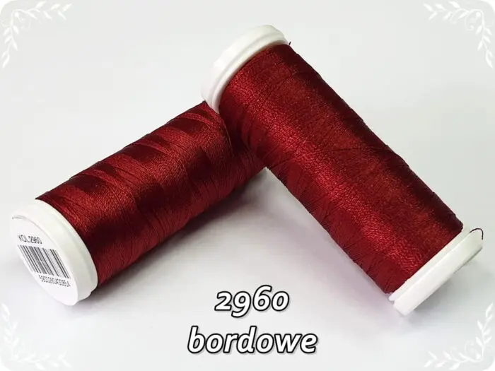 ZESTAW NICI IRIS 40N do HAFTU MASZYNOWEGO - 260 m  - 40 KOLORÓW