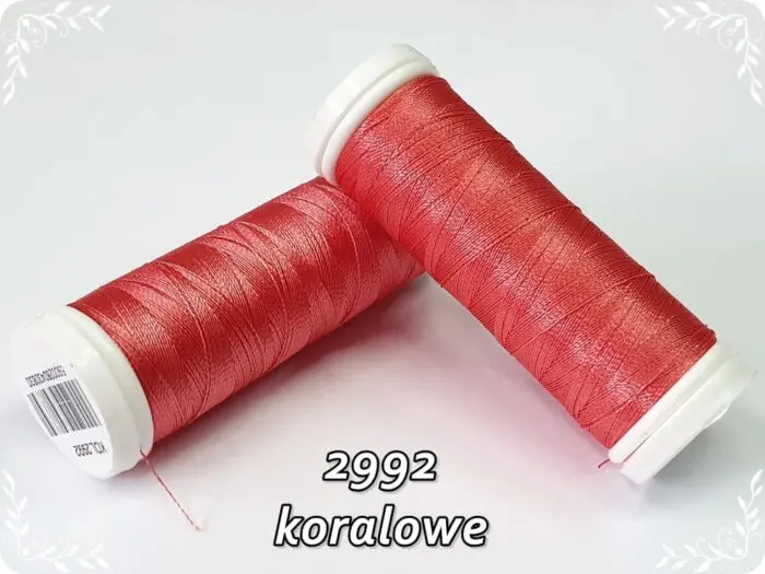 ZESTAW NICI IRIS 40N do HAFTU MASZYNOWEGO - 260 m  - 40 KOLORÓW