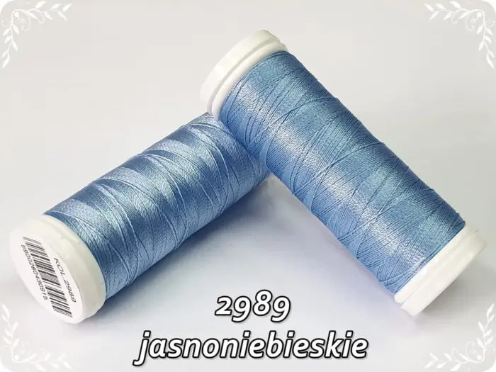 ZESTAW NICI IRIS 40N do HAFTU MASZYNOWEGO - 260 m  - 40 KOLORÓW