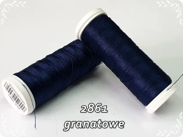 ZESTAW NICI IRIS 40N do HAFTU MASZYNOWEGO - 260 m  - 40 KOLORÓW