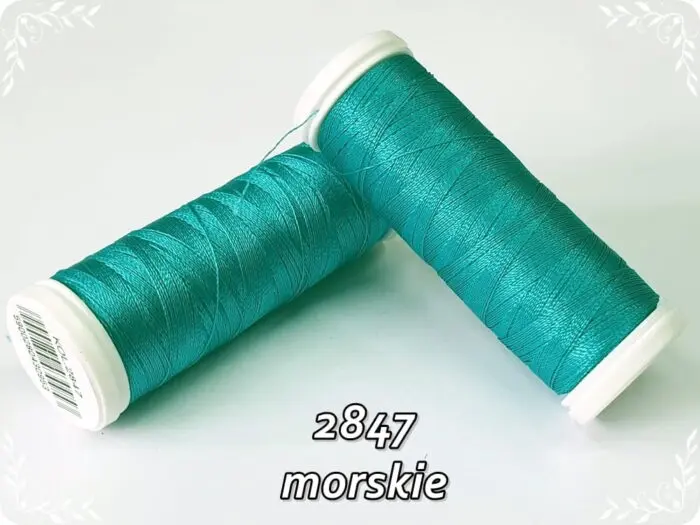 ZESTAW NICI IRIS 40N do HAFTU MASZYNOWEGO - 260 m  - 40 KOLORÓW