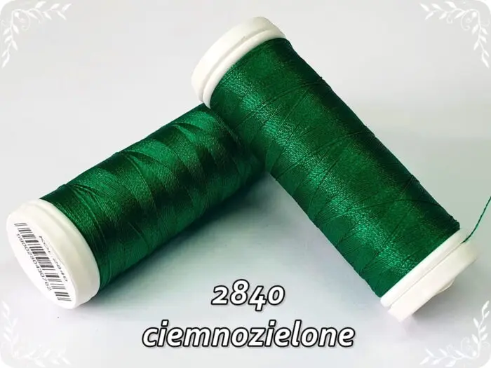 ZESTAW NICI IRIS 40N do HAFTU MASZYNOWEGO - 260 m  - 40 KOLORÓW