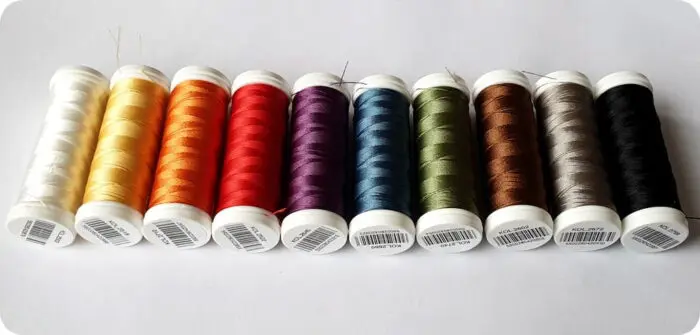 ZESTAW NICI TYTAN 80 - DO BIŻUTERII I CIENKIEJ SKÓRY - 180 m - 10 KOLORÓW