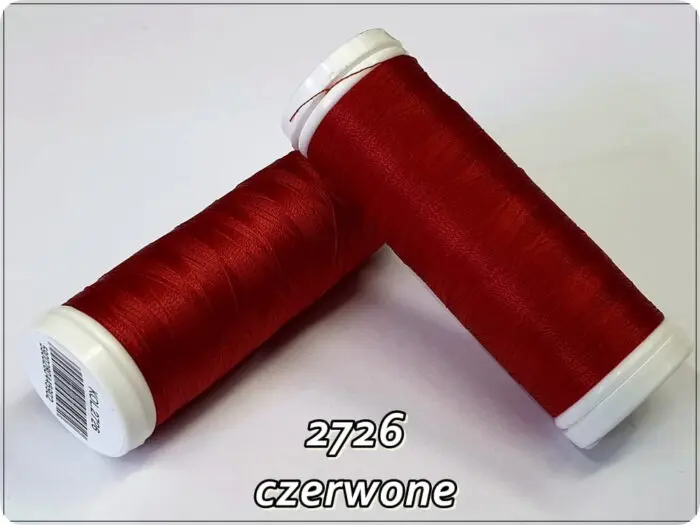 ZESTAW Nici TYTAN 250 do DELIKATNYCH TKANIN - 600 m - 10 KOLORÓW