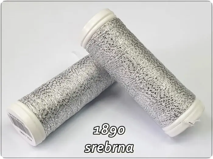 ZESTAW NICI METALIZOWANYCH SILVA 30 - 3 KOLORY