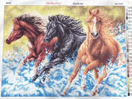 KANWA 53x39 KONIE (9005)