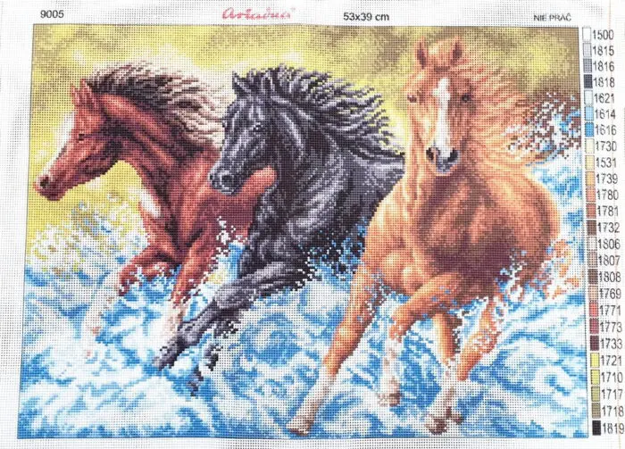 KANWA 53x39 KONIE (9005)