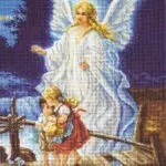 KANWA 53x39 ANIOŁ STRÓŻ (9012)