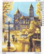 KANWA 30x40 MIASTO NOCĄ (8036)