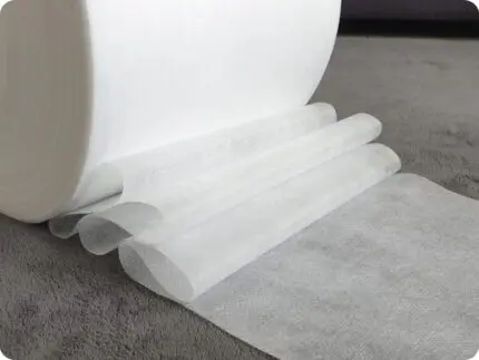 FLIZELINA WŁÓKNINA BIAŁA 35g/m2 szer. 19 cm DO MASECZEK - 1 METR