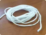 Guma okrągła MIĘKKA BIAŁA 2,5mm