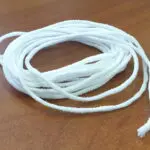 Guma okrągła MIĘKKA BIAŁA 2,5mm