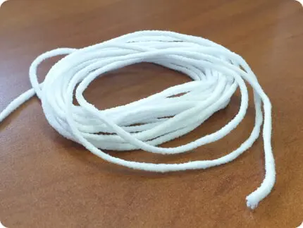 Guma okrągła MIĘKKA BIAŁA 2,5mm