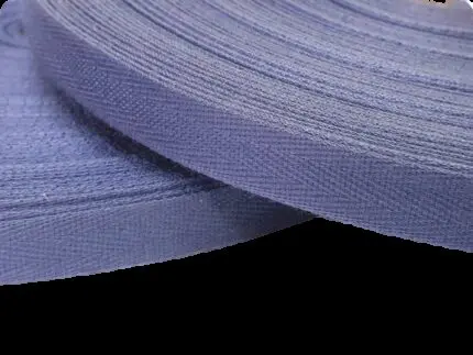 Taśma bawełniana JODEŁKA 14 mm - FIOLETOWONIEBIESKA