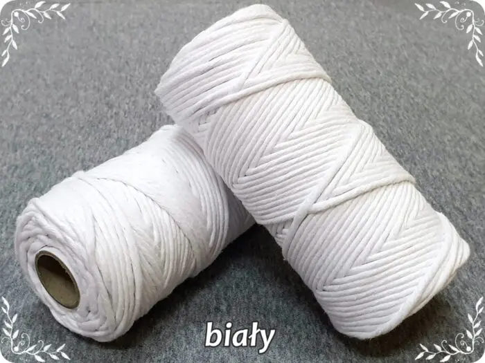 Sznurek bawełniany SKRĘCANY 3mm/ 100m (j)