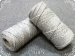 Sznurek bawełniany SKRĘCANY 3mm/ 100m (j)