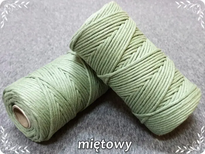 Sznurek bawełniany SKRĘCANY 3mm/ 100m (j)