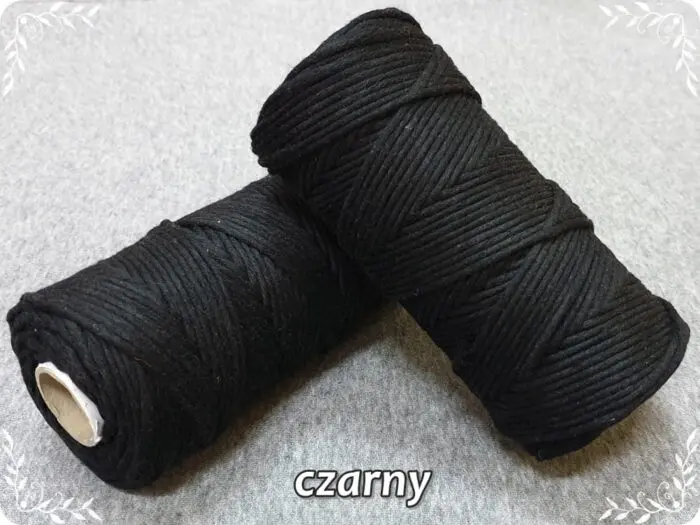 Sznurek bawełniany SKRĘCANY 3mm/ 100m (j)