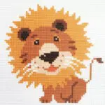 Kanwa z nadrukiem15x15 - LEW (1036)