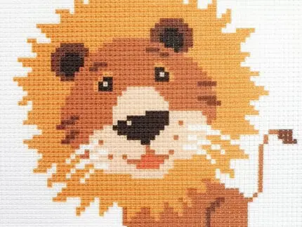 Kanwa z nadrukiem15x15 - LEW (1036)