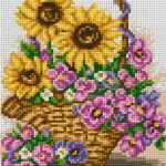 KANWA 18x24 - KOSZ KWIATÓW (5036)