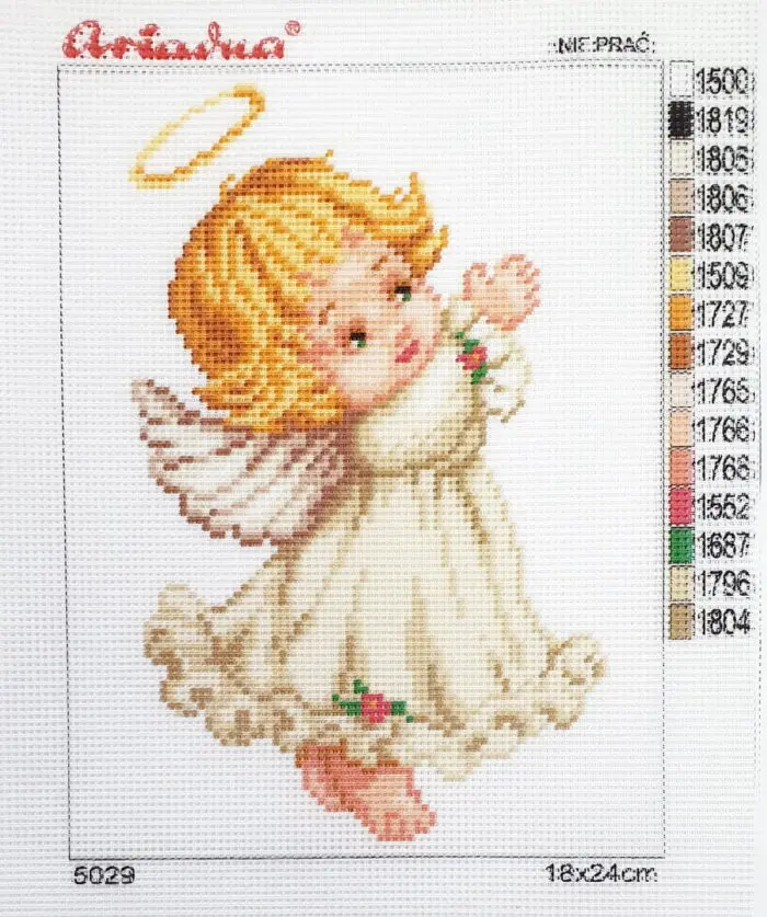 KANWA 18x24 - ANIOŁEK (5029)