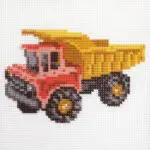 Kanwa z nadrukiem 15x15 - WYWROTKA (1020)